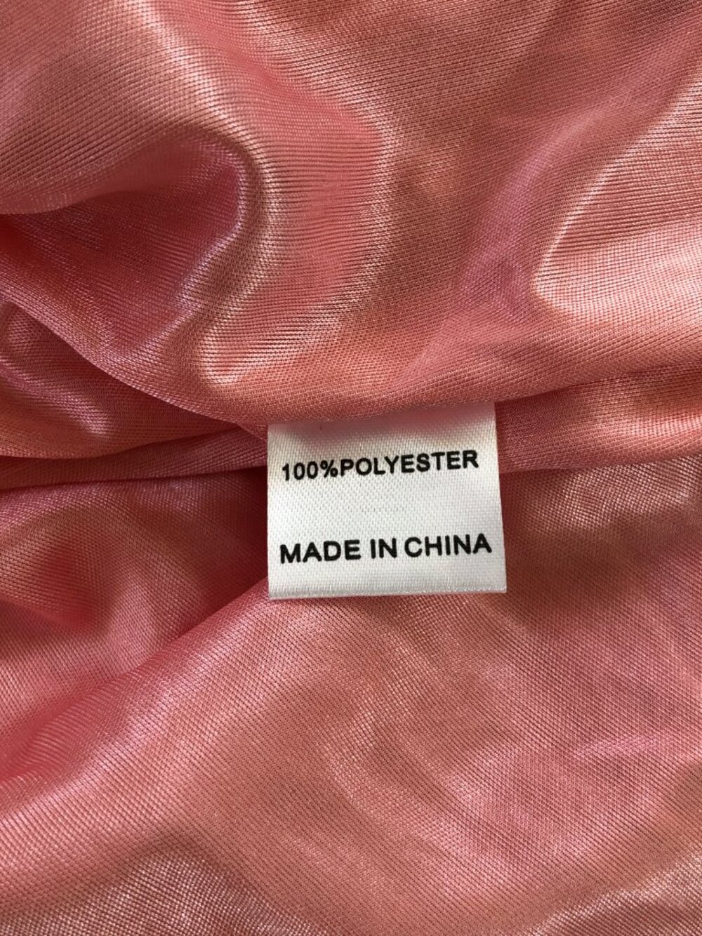 Pink Satin Accordion Pleated Maxi Dress Spaghetti Straps Medium - Picture 9 of 9
